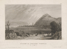 Stredoeurópsky grafik z 19. storočia – Hrad Vyšehrad 