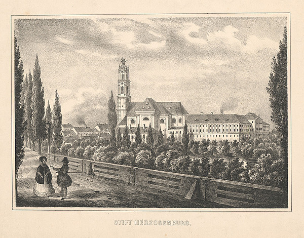 Stredoeurópsky grafik z 19. storočia – Kláštor Herzogenburg