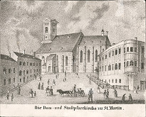 Antal József Strohmayer, Johann Höfelich, C.F. Wigand – Dóm a farský kostol svätého Martina v Bratislave po požiari 