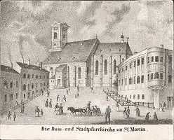 Antal József Strohmayer, Johann Höfelich, C.F. Wigand – Dóm a farský kostol svätého Martina v Bratislave po požiari 