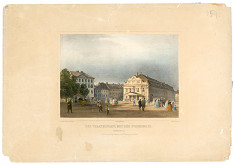 Franz Josef Sandmann, Rudolf Alt, Johann Höfelich – Divadelné námestie (dnes Hviezdoslavovo) a promenáda v Bratislave 