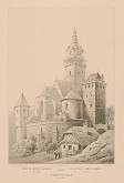 Viktor Myskovszky – Pohľad na Kremnický zámocký kostol 