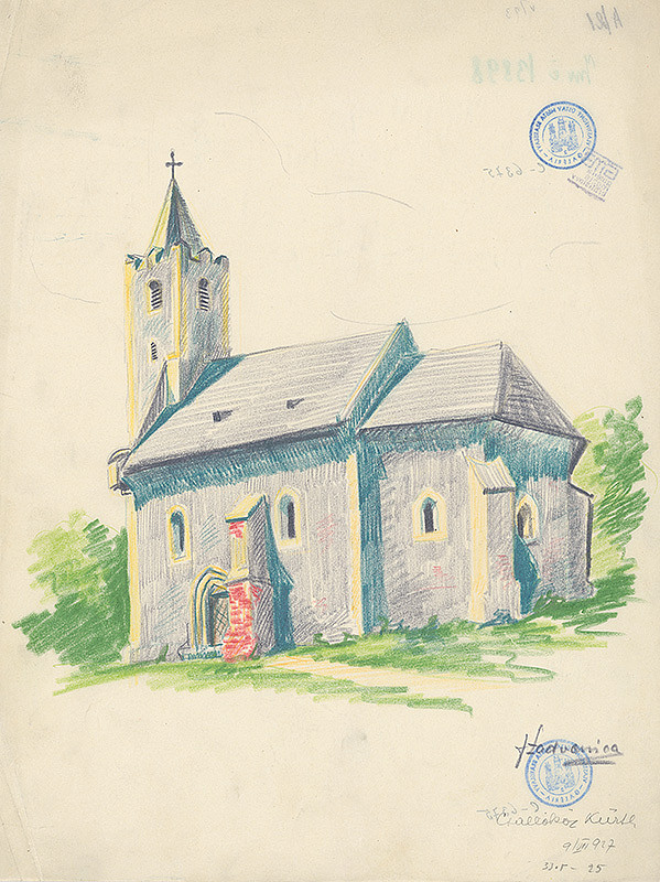 Ján Ladvenica – Csallákozhúzt-gotický kostol