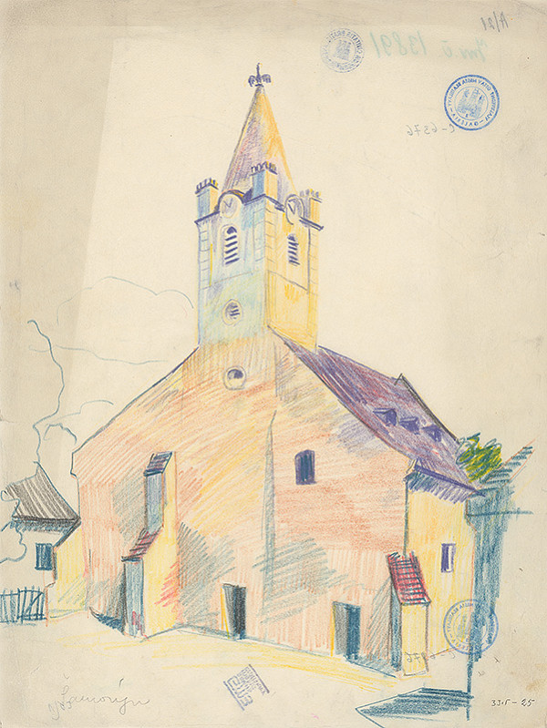 Ján Ladvenica – Gotický kostol v Šamoríne