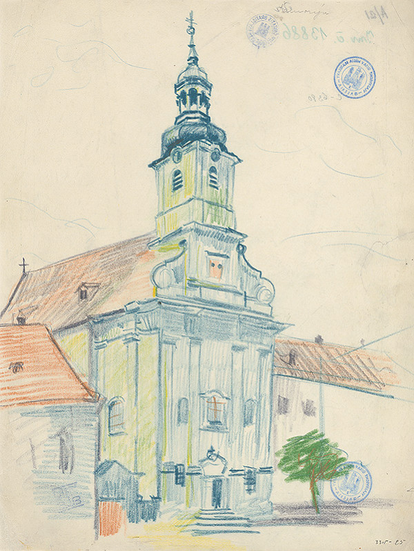 Ján Ladvenica – Barokový kostol v Šamoríne