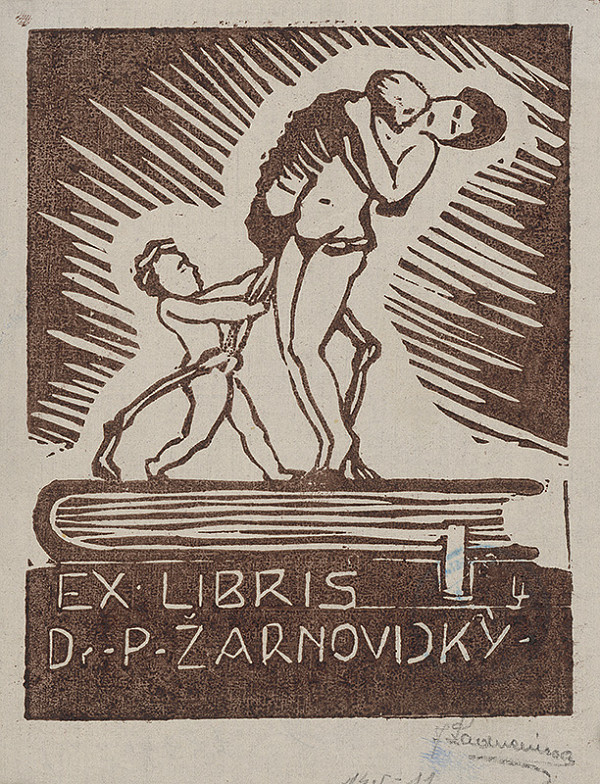 Ján Ladvenica – Ex libris Dr. P.Žarnovický