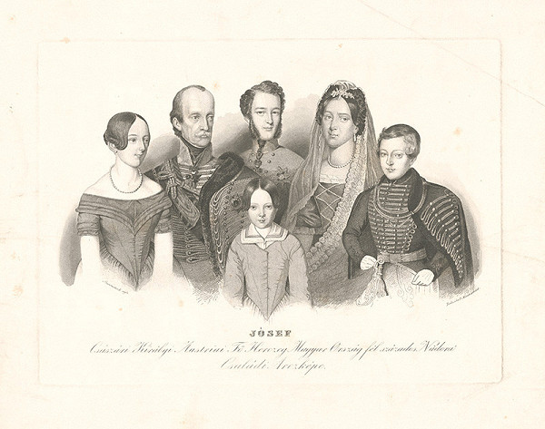 Leopold Steinrucker – Palatín Jozef s rodinou