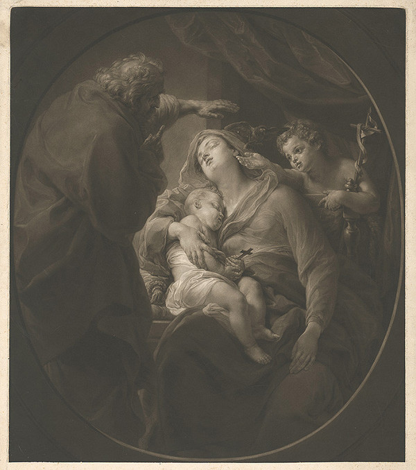 Vincenz Georg Kininger, Pompeo Batoni – Odpočinok Panny Márie (Svätá rodina s Jánom Krstiteľom)