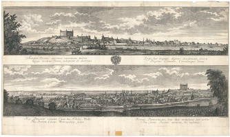 Samuel Mikovíny, Abraham Kaltschmidt – Pohľad na Bratislavu zo severu a z juhu 