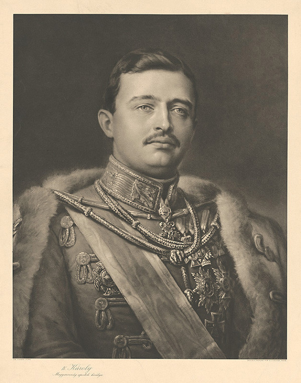 Em. Frank – Portrét Karola I. Habsburského