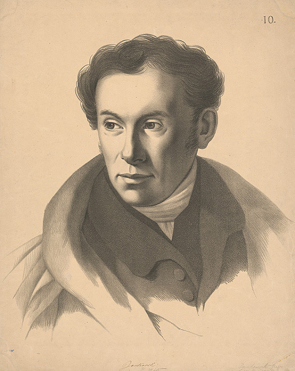 Stredoeurópsky grafik z 19. storočia – Portrét Jankovského