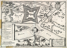 Kaspar Merian – Opevnenie šancami pri Dunaji a Váhu 