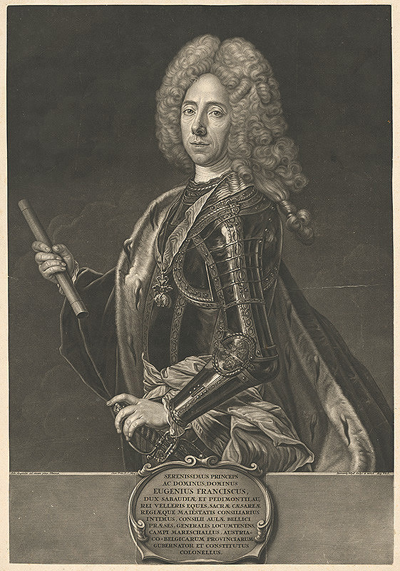 Bernhard Vogel, Ján Kupecký – Portrét princa Eugena Františka