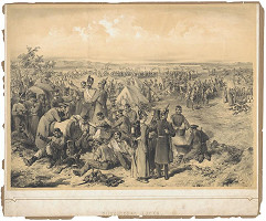 August von Pettenkofen – Ruský tábor 