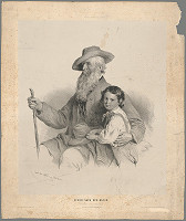 Fritz Kriehuber – Starec s vnukom 