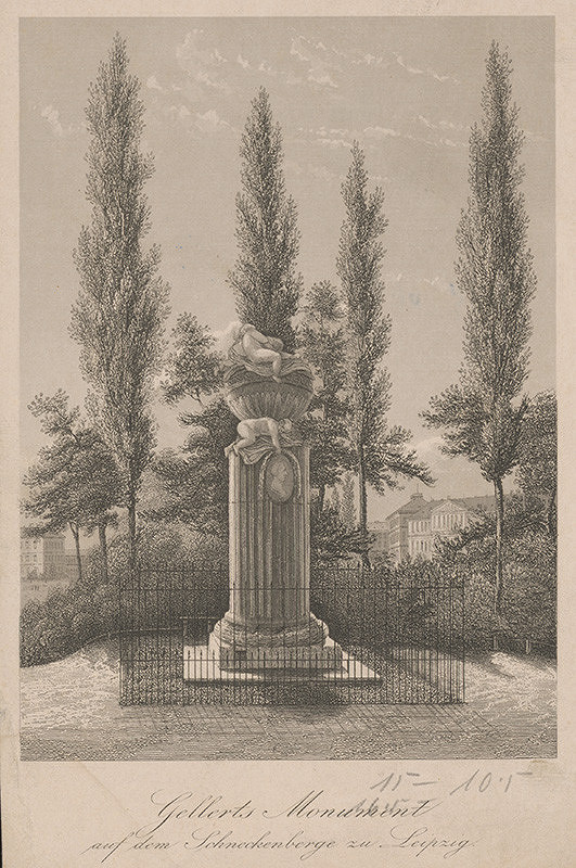 Nemecký grafik z 19. storočia – Pamätník