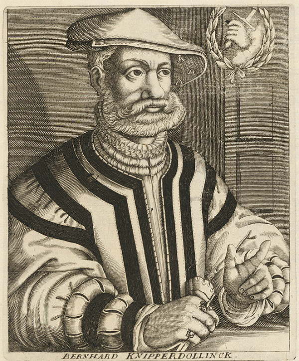 Stredoeurópsky grafik z 2. polovice 16. storočia – Bernhard Knipperdolinck 