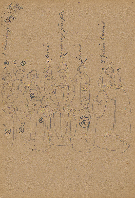 Eugen Keméndy – Náčrt pri príležitosti jubilejných osláv sv. Alžbety  2. 