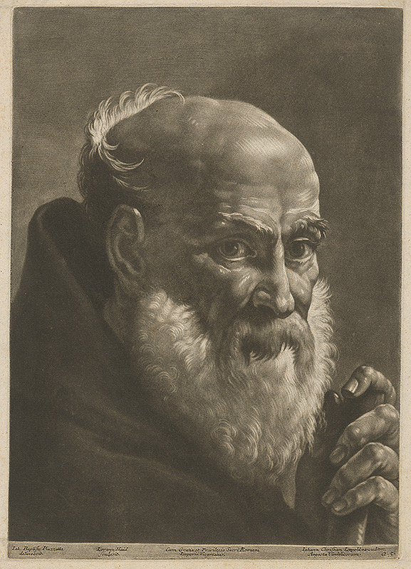 Johann Lorenz Haid, Giovanni Battista Piazzetta – Hlava starca II.