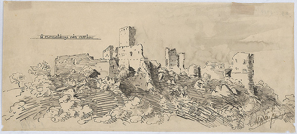 Ignác Alpár – Zrúcaniny Smolenického hradu