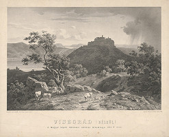 Antal Ligeti – Pohľad na Vyšehrad 