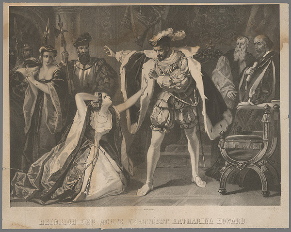 Gustav Bartsch – Henrich VIII. odvrhuje Katarínu Howard
