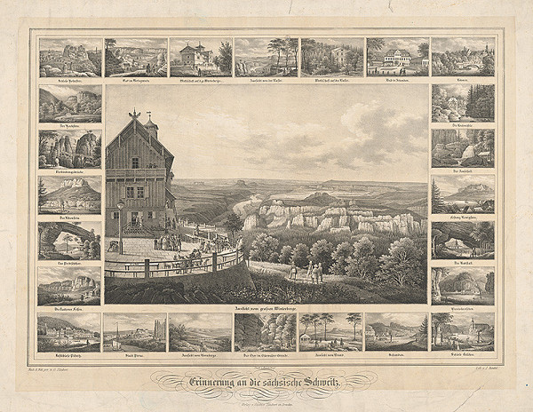 Gustav Taubert, Johann Riedel – Spomienka na saské Švajčiarsko