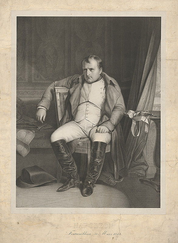 Leopold Müller, R. Engel, Paul Delaroche – Napoleon Bonaparte