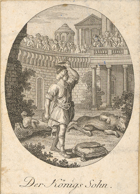 Nemecký grafik z konca 18. storočia – Kráľovský syn