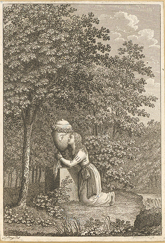 C. Lang – Žena objímajúca urnu