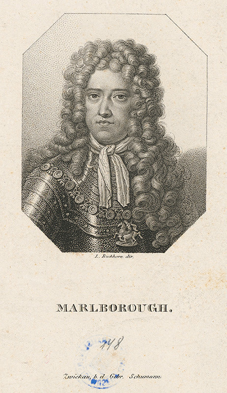 Stredoeurópsky grafik z 18. storočia – Generál Marlborough