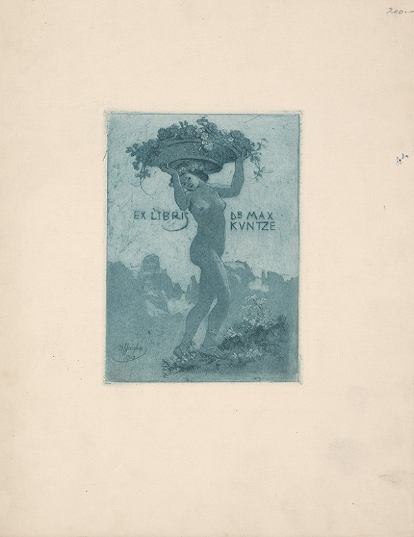 Horazio Gaigher – Ex libris dr. Max Kuntze 