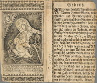 Karl Birkhart – Svätý obrázok s vyobrazením milosrdného obrazu Panny Márie z kostola sv. Josefa v Prahe 