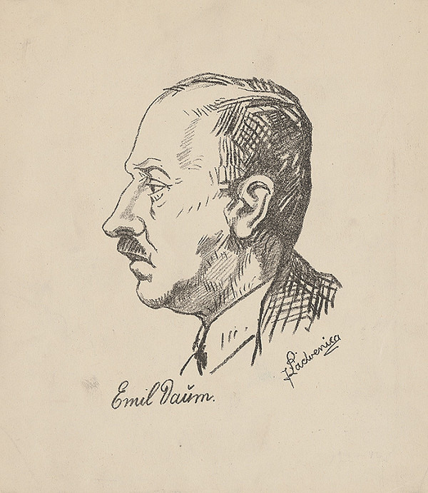 Ján Ladvenica – Portrét Emila Dauma