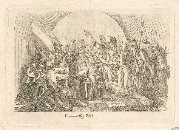 Maďarský grafik z 19. storočia – Klub Desseöffyho
