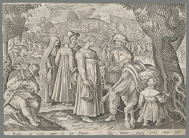 Philip Galle, Jan van der Straet, Neznámy rytec – Predaj prepelíc (31) 