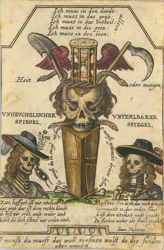 Stredoeurópsky grafik z 18. storočia – Márnosť