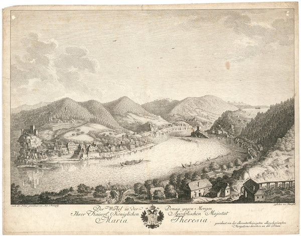 Anton Wenzely, Johann Ernst Mansfeld – Pohľad na Dunaj s krútňavou