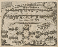 Matthäus Merian – Bitka medzi švédskou a nemeckou armádou 