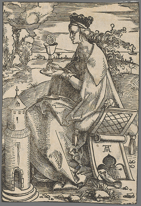 Albrecht Dürer – Svätá Barbora