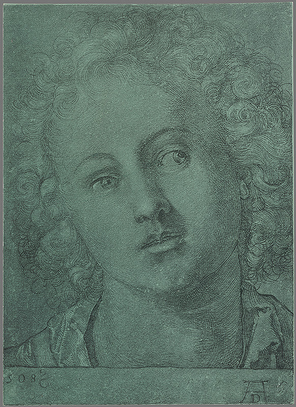 Albrecht Dürer – Hlava chlapca