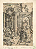 Albrecht Dürer – Uvedenie Márie do chrámu (5) 