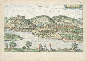 Franz Hogenberg, Stredoeurópsky autor – Pohľad na Bratislavu z juhu 