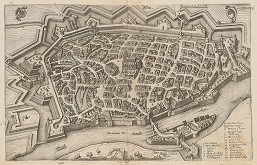 Kaspar Merian – Pohľad na mesto Ulm 