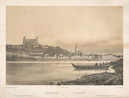 Franz Josef Sandmann, Jakob Alt – Bratislava z juhu 