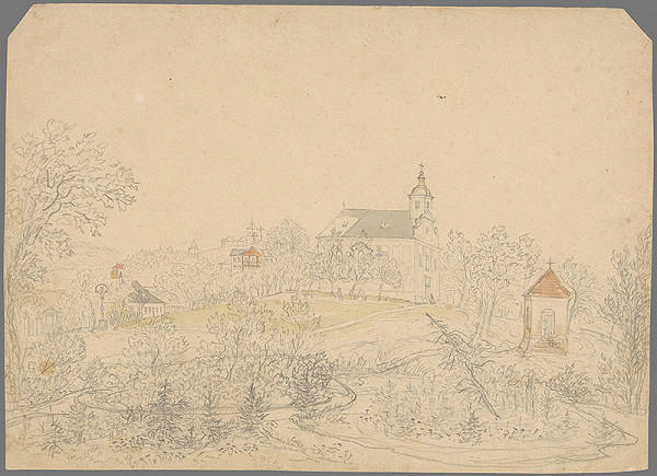 Stredoeurópsky kresliar z 2. polovice 19. storočia – Hlboká cesta s kostolom P. Márie Snežnej v Bratislave