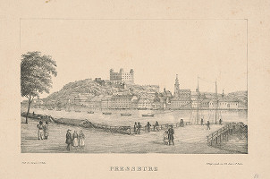 Cornelius Suhr – Bratislava z juhu 