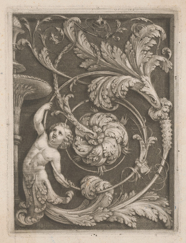 Stredoeurópsky grafik z 18. storočia – Návrh na ornament