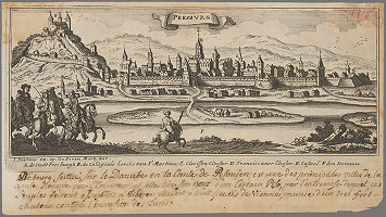 Jacob Peeters – Bratislava z juhu 