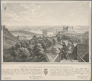 Ignaz Josef Weissenberg – Pohľad na  Bratislavu z Koliby 